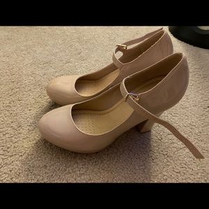 Nude Heels! Worn once!